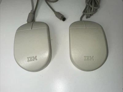 IBM Model 13H6690 Two Button PS/2 Mouse - Vintage - Tested - LOT of 2 - Image 1 of 4