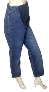 MOTHERHOOD Maternity Women Blue Denim High Rise 2-Pockets Jeans Pants Size S - Picture 1 of 4