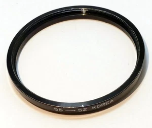 55mm to 52mm STEP-DOWN Ring Metal double threaded screw in made in Korea - Picture 1 of 2