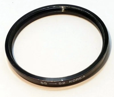 55mm to 52mm STEP-DOWN Ring Metal double threaded screw in made in Korea - Image 1 of 2