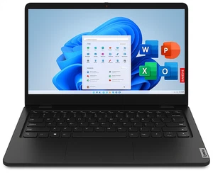 NEW lenovo 14 with Full Lifetime Microsoft Office Windows 11 HD Laptop 64GB SSD - Picture 1 of 18