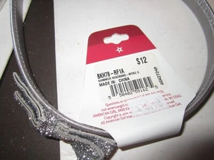 American Girl SILVER SHIMMER Headband ONLY 2015 Retired NWT - Picture 1 of 2
