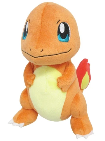 Sanei Pokemon Collection PP18 Charmander 6.5" Stuffed Plush Authentic USA Seller Cover