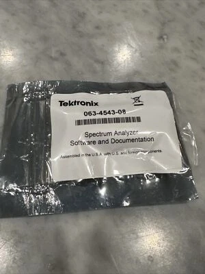 Tektronix 063-4543-08 Spectrum Analyzer Software And Documentation - Image 1 of 2