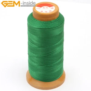 Nylon Beading Cord 0.6mm 230 Meters 210D Sewing Thread Knotting Jewelry Making - Picture 1 of 66