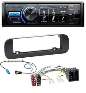 JVC Bluetooth MP3 USB DAB Autoradio für Fiat Panda (ab 2012) - schwarz - Bild 1 von 10