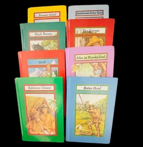 Die Kinderklassiker Hardcover Bücher Lot Vintage 90er Englisch Illustriert 8 Teile - Bild 1 von 8