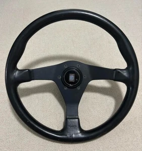 NARDI Steering Wheel 36cm Black Leather - Picture 1 of 5