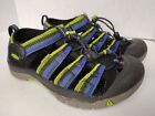 KEEN Sandals Newport H2 Youth Size 4 Waterproof Hiking Water Sport Blue/Green