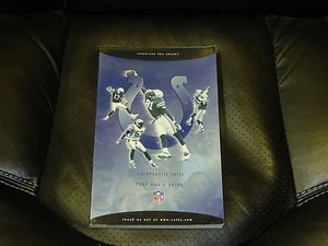 2002 INDIANAPOLIS COLTS FOOTBALL MEDIENFÜHRER EX-POSTFRISCH BIS FAST NEUWERTIG - Bild 1 von 1