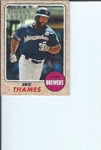 Eric Thames 2017 Topps Heritage High Numbers Action Variation - Picture 1 of 1