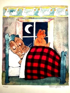 Rosemary Wells signed giclee print - Picture 1 of 3