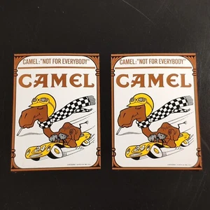 ADESIVI STICKERS DECALS CAMEL VINTAGE AUTO SIGARETTE FUMO TABACCO CORSE PARIS GP - Foto 1 di 3