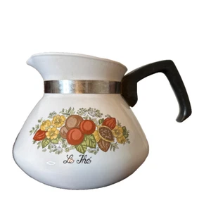 Vintage Corning Ware Spice of Life Teapot w/Lid P 104 6 Cup La Tea USA - Bild 1 von 13