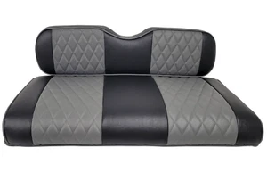 Charcoal Gray EZGO Seat Cover For TXT 1994-2013, Diamond Stitching W/ Extra Pad - Bild 1 von 9