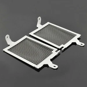 Silver Radiator Cooler Grill Cover Guard Protector For BMW R1250GS ADV 2018-2021 - Picture 1 of 5