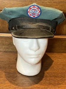 Vintage Farm Bureau CO-OP Oil Gas Station Service Attendant Uniform Hat Cap (A) - Picture 1 of 15