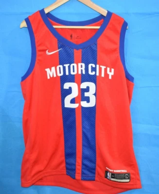 Красная баскетбольная футболка Nike Detroit Pistons Motor City Blake Griffin размер XL C-4 - Изображение 1 из 4
