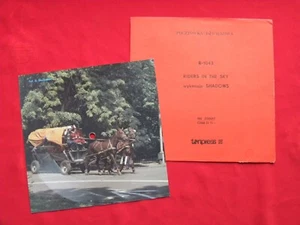 THE SHADOWS riders in the sky RARE 1980 POLISH FLEXI Tonpress Poland NM - Picture 1 of 2