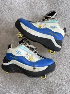Vintage Streetflyer Spongebob Squarepants Nickelodeon Skate Shoes Size 4Y - Picture 1 of 7