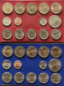 2007 P&D Mint Set Brilliant Uncirculated US with OGP & COAs (28 Coin Set) - Picture 1 of 4