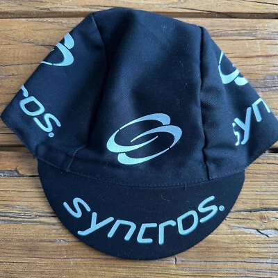 Gorra de ciclismo Syncros Black Team NUEVA gorra de paseo en bicicleta ¡Envío gratuito!! Foto 1 de 2