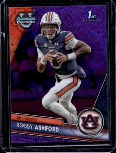 2023 Bowman Chrome U Robby Ashford Purple Mini-Diamond Refractor RC #139/399