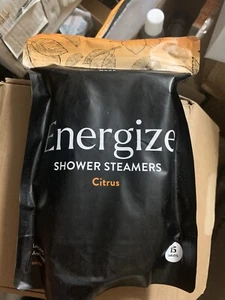 Miracle Made Citrus Shower Steamers - 15 Tab For Energize - Picture 1 of 2