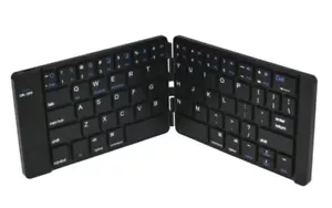 Brookstone Keyboard Bluetooth Wireless Folding Black - Picture 1 of 5