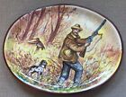 Vietri Pottery-19x14inch Plate With Hunting Scenes.Made/Painted by hand in Italy