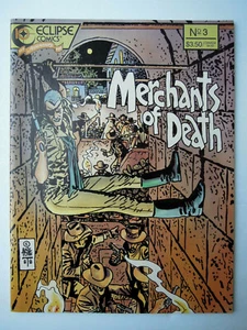 MERCHANTS OF DEATH #3 - RIVISTA FUMETTI VINTAGE - ECLIPSE COMICS - OTTOBRE 1988 - Foto 1 di 9