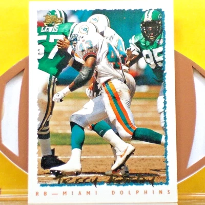 1995 TOPPS Football Card # 186 *** TERRY KIRBY *** Miami Dolphins - Image 1 of 2