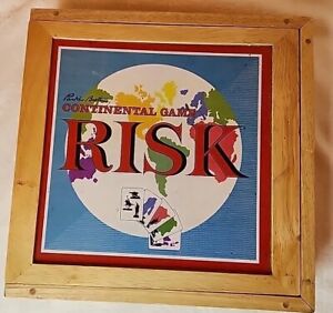 RISK Continental Game 2003 Nostalgia Game Series In Wooden Box 41631 Parker Bros