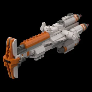 ZITIANYOUBUILD Sci-Fi Hammerhead-Corvette 277 Bricks MOC Build Christmas Gift - Picture 1 of 8