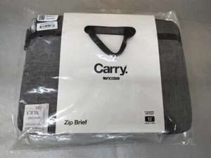 Incase Carry Zip Brief For Most 13" Laptops And Tablets Graphite Gray - Picture 1 of 2