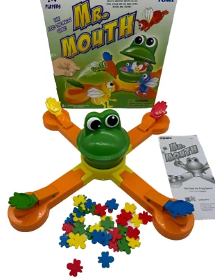 Mr Mouth Board Game Frog Catching Flies Feed The Frog Tomy Complete & Works 7067 - Image 1 of 4
