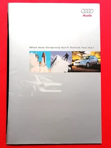 1997 AUDI RANGE Sales Brochure - S8 A8 Cabriolet A6 A4 A3 Colours Alloys - Picture 1 of 21