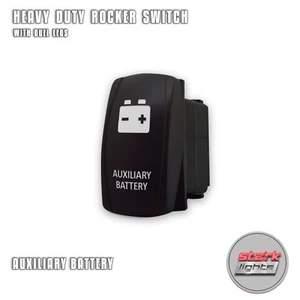 Laser 5 Pin LED Rocker Switch Dual Light 20A 12V ON OFF - AUXILIARY-BATTERY (B) - Bild 1 von 10