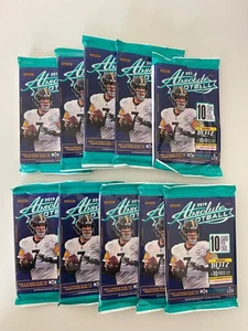 10-2019 Panini Absolute NFL Football Mega Box Packs-100 Cards - SEALED!-(8110J) - Picture 1 of 2