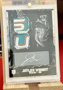 2025 Ignite RPA Jaylen Wright Miami Dolphins #10/13 Silver Auto - Picture 1 of 2