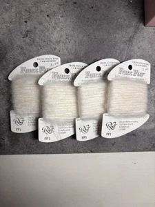 Rainbow Gallery Angora Faux-Fur Needlepoint Thread Color FF1 Ivory - Picture 1 of 1