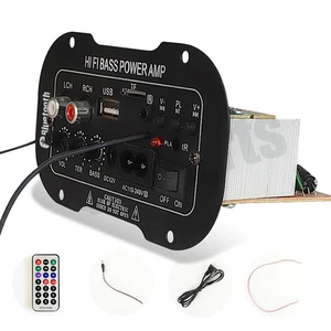 Bluetooth 5.0 Audio Amplifier Board HIFI Bass Stereo Digital Power Amp - Picture 1 of 16