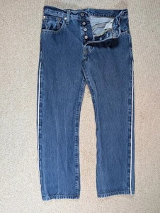 Levi’s Premium 501 Selvedge Jeans W30 L27 Button Fly Exposed Selvedge Seam - Picture 1 of 12