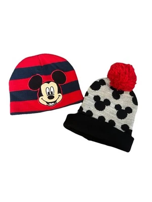Juego de dos gorros Mickey Mouse talla 2t-5t Foto 1 de 4