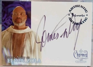 Charmed Conversations James Avery Autograph A7 as Elder Zola 2005 (Uncle Phil) - Picture 1 of 2