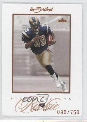 2004 Fleer inScribed Rookie /750 Steven Jackson #86 Rookie RC - Image 1 of 2