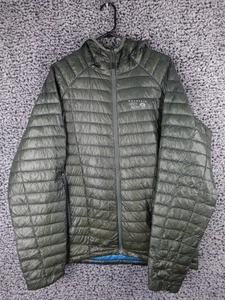 Mountain Hardwear Ghost Whisperer piumino con cappuccio uomo grande verde OM6292 - Foto 1 di 13
