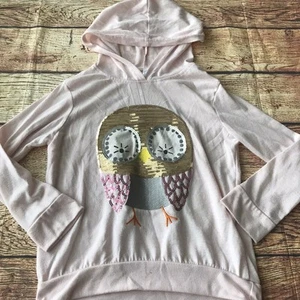 Love Peace & Lip Gloss Hoodie 6X Girls - Picture 1 of 8
