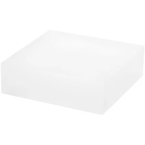 Plymor Frosted Acrylic Square Display Block, 1.5" H x 5" W x 5" D - Picture 1 of 1