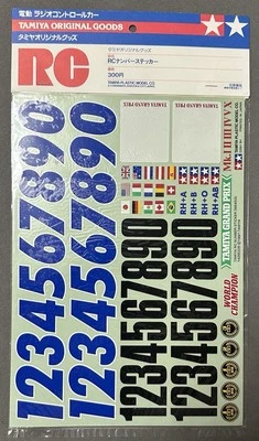 TAMIYA RC NUMBER STICKER #66453 ORIGINAL 1991 RELEASE - Image 1 of 2